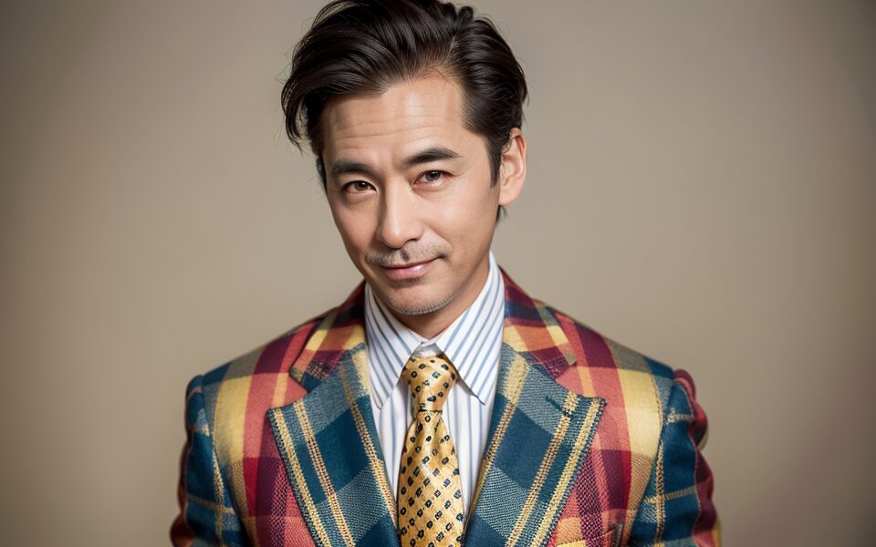 うさん臭い男性